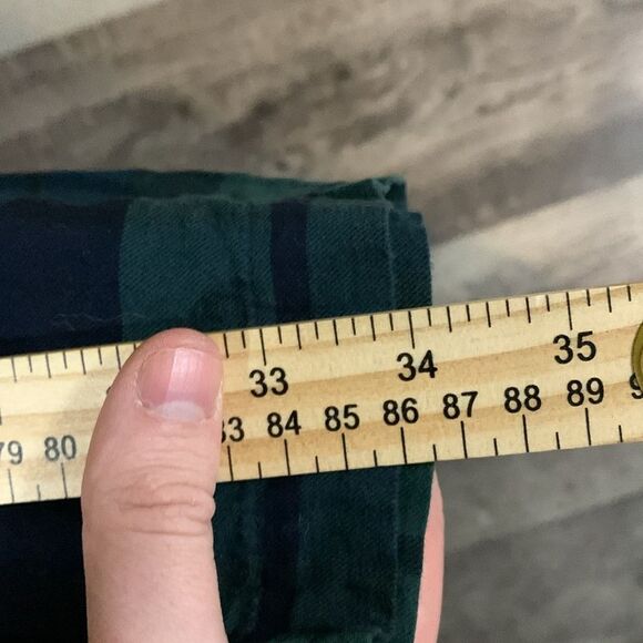 Polo Ralph Lauren Men’s Sleepwear Button Down Size XL Green Plaid - Picture 5 of 6